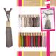 12148 Cylindrical Wooden Bead Tieback
