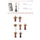 12515 Angel Tassel, 19cm (7-1/2" Tall)