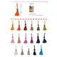 12541 Carded Tassels, 5.5cm, (3 Pcs/Card)