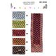16536 Lurex Wired Ribbon Chevron 38&62mm
