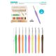 M00349 Crochet Hooks, Set of 9 sizes