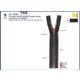 M01044 Plastic Zipper (Bronze Colored)