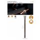 M01962 Rose Gold & Black Satin Zip Separable