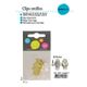 M09224 Clip-on Earring Components, 4pcs
