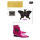 M11707 XL Sequin Butterfly Applique