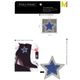 M11785 XL Rhinestone Star Applique