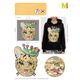 M11796 Sequin Royal Tiger Applique