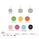 M60603 Polka Dot, 2-Hole Buttons