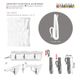 00034 Adjustable Curtain Hooks in Bulk