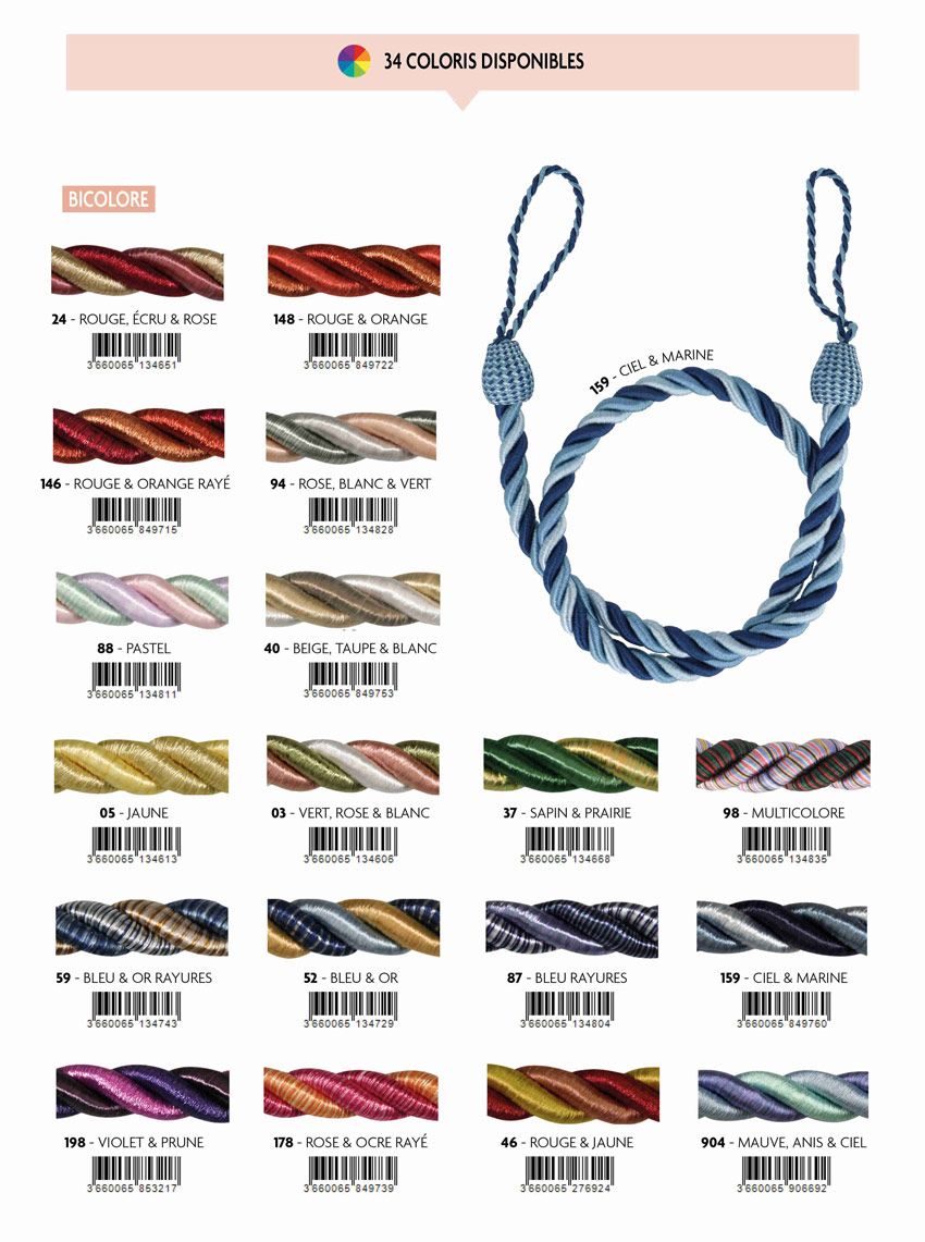 02665 Cord Tieback, 72cm
