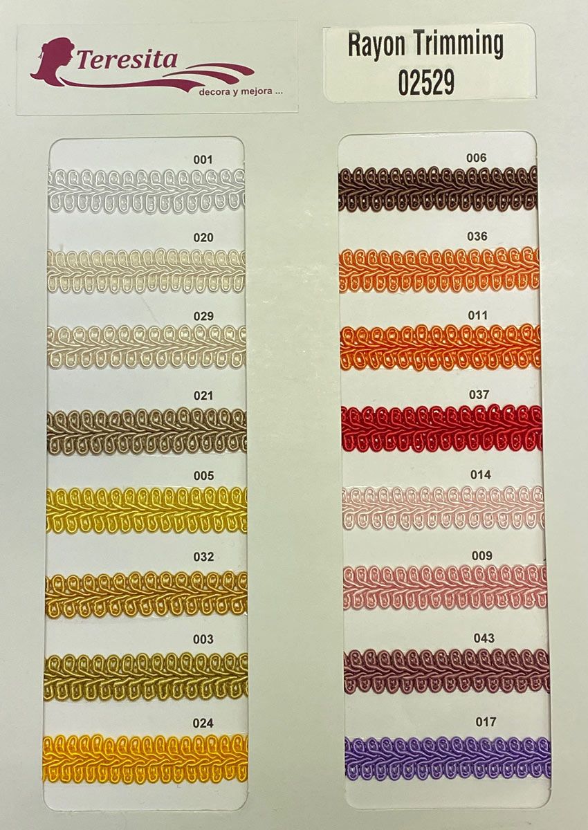 T-2529 Rayon Guimp Braid, 9/16"