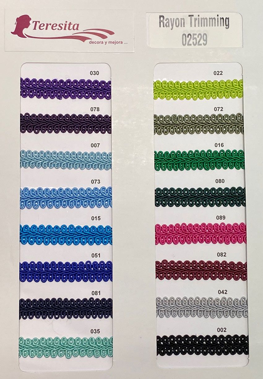 T-2529 Rayon Guimp Braid, 9/16"