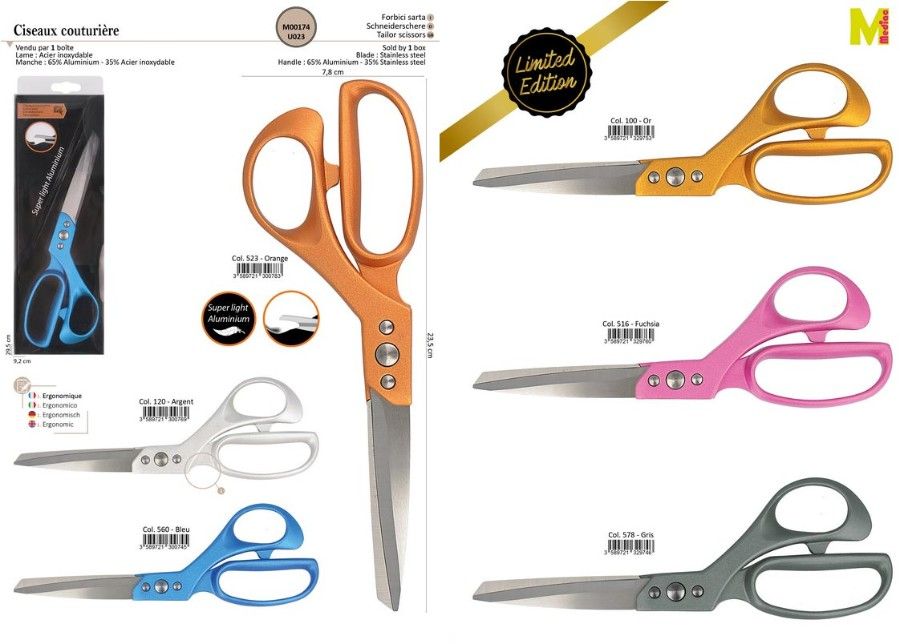 M00174 Tailor Scissors, Lightweight