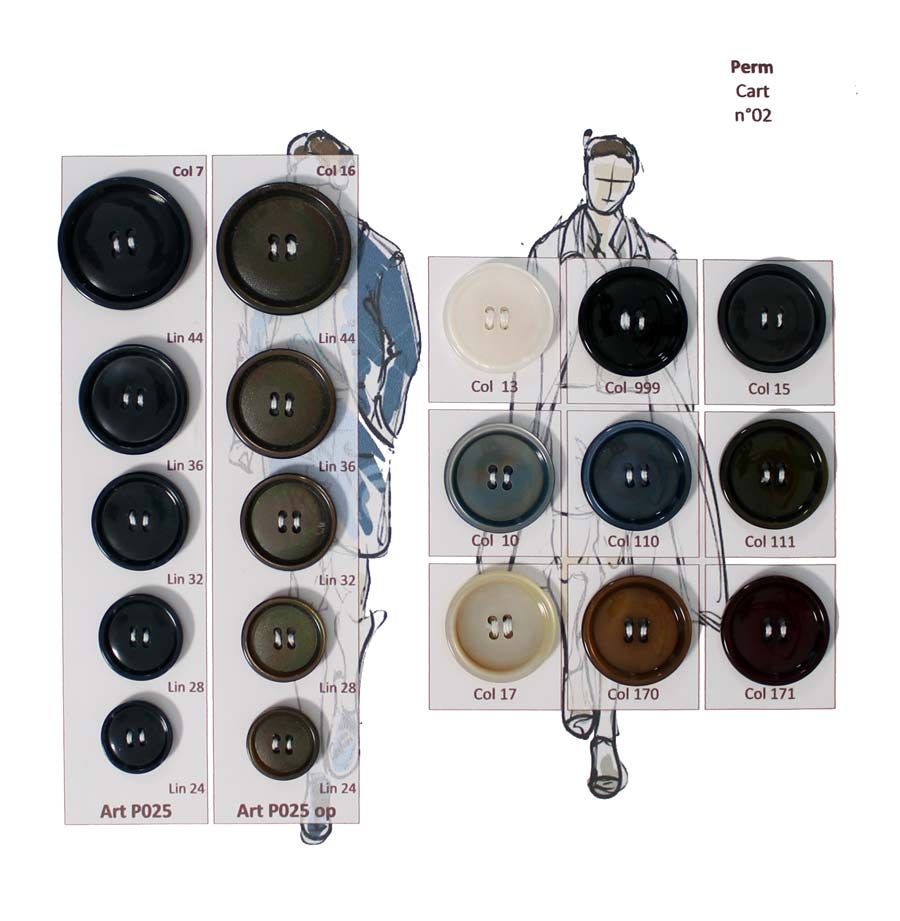 B0P025 4-Hole Button