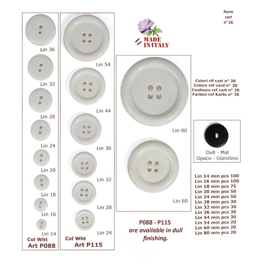 B0P115 4-Hole Button