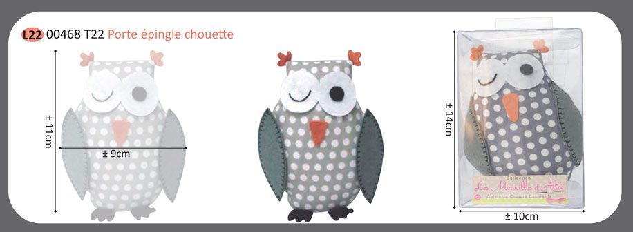 M00468 / T22 Pincushion Owl